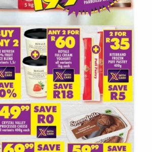 Puff pastry at Shoprite