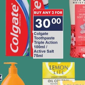 Toothpaste colgate  at President Hyper