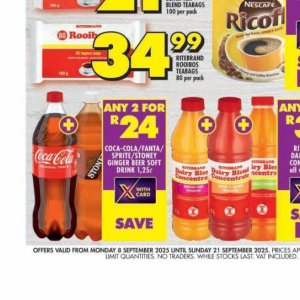 Fizzy drink at Shoprite