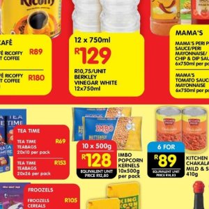 Vinegar at Shoprite