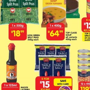 Peas at Shoprite