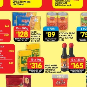 Popcorn at Shoprite