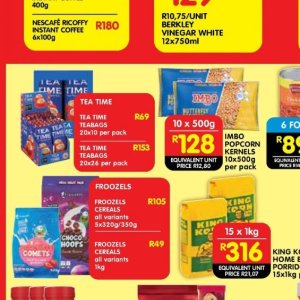 Tea at Shoprite
