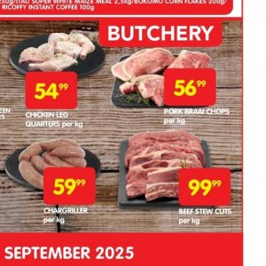 Pork at Shoprite