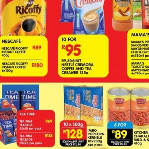 Coffee at Shoprite