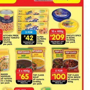 Cereal at Shoprite