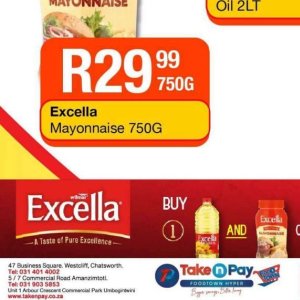 Mayonnaise at Take n Pay