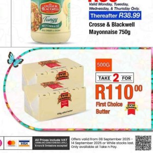 Butter at Take n Pay