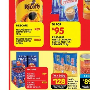 Coffee at Shoprite