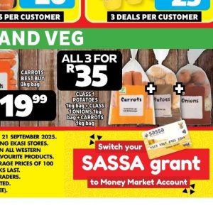 Potatoes at Usave