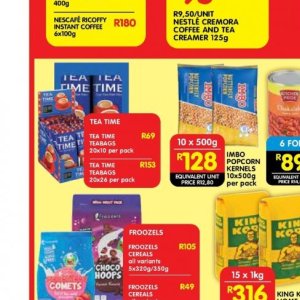 Tea at Shoprite