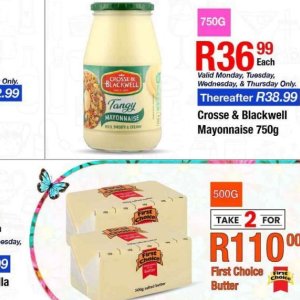 Mayonnaise at Take n Pay
