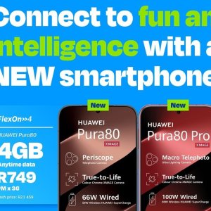 Smartphone huawei  at Telkom Mobile