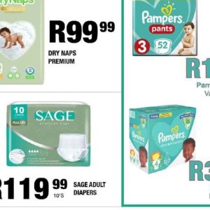 Diapers pampers  at Take n Pay