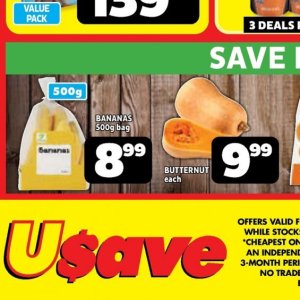 Bananas at Usave