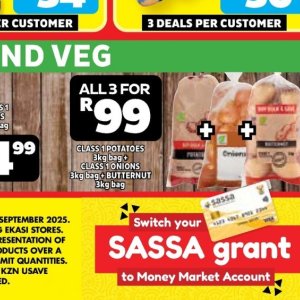 Potatoes at Usave