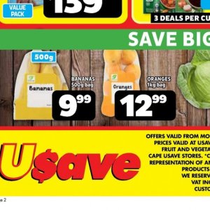 Bananas at Usave