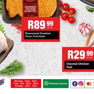 Schnitzel at Take n Pay