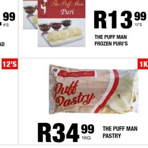 Puff pastry at Take n Pay