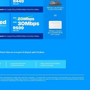 Router at Telkom Mobile