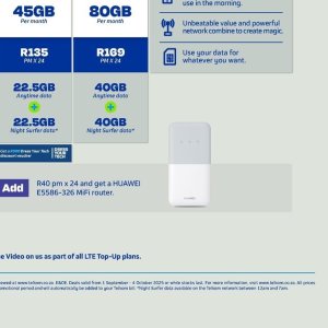 Router d-link  at Telkom Mobile