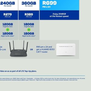 Router at Telkom Mobile