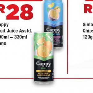 Juice cappy  at OK Foods
