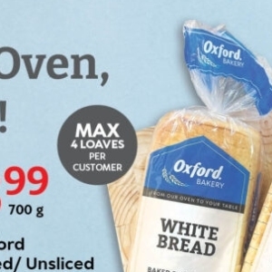 Oven at Oxford freshmarket