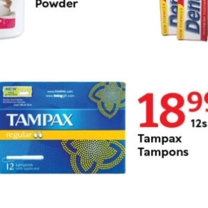 Tampons at Oxford freshmarket