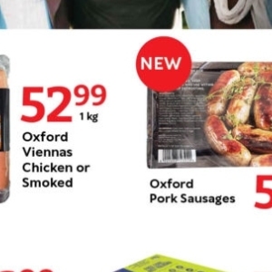 Sausages at Oxford freshmarket