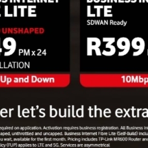 Router at Vodacom4U