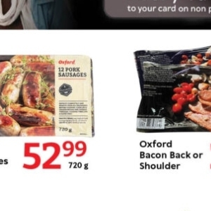 Bacon at Oxford freshmarket