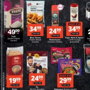 Bread crumbs at Checkers