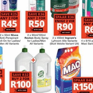 Body spray at Checkers Hyper