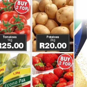 Potatoes at Big save