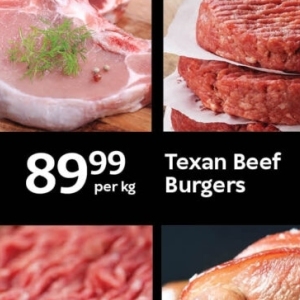Burgers at Oxford freshmarket