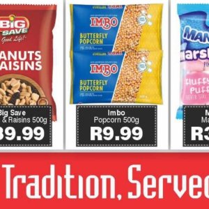 Popcorn at Big save