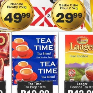 Tea at Big save
