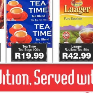 Tea at Big save