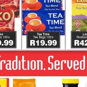 Tea at Big save