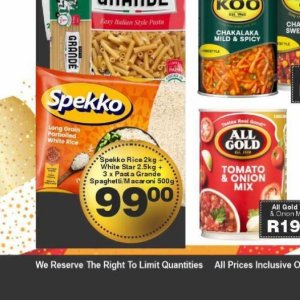 Pasta at Big save