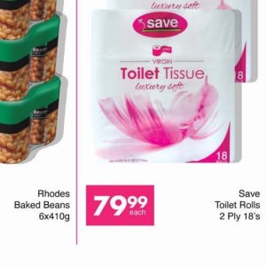 Toilet rolls at Save Hyper