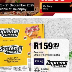 Schnitzel at Take n Pay