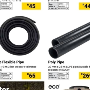 Pipe at Builders Warehouse