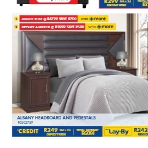 Headboard at Russells
