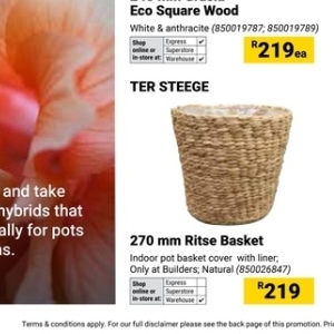 Cover at Builders Warehouse