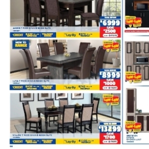 Dining room set at Russells