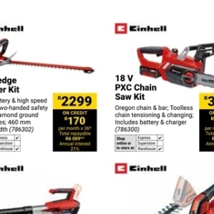 Saw at Builders Warehouse
