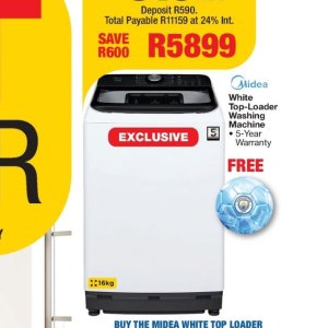 Washing machine at OK Furniture