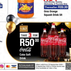 Cola at Take n Pay